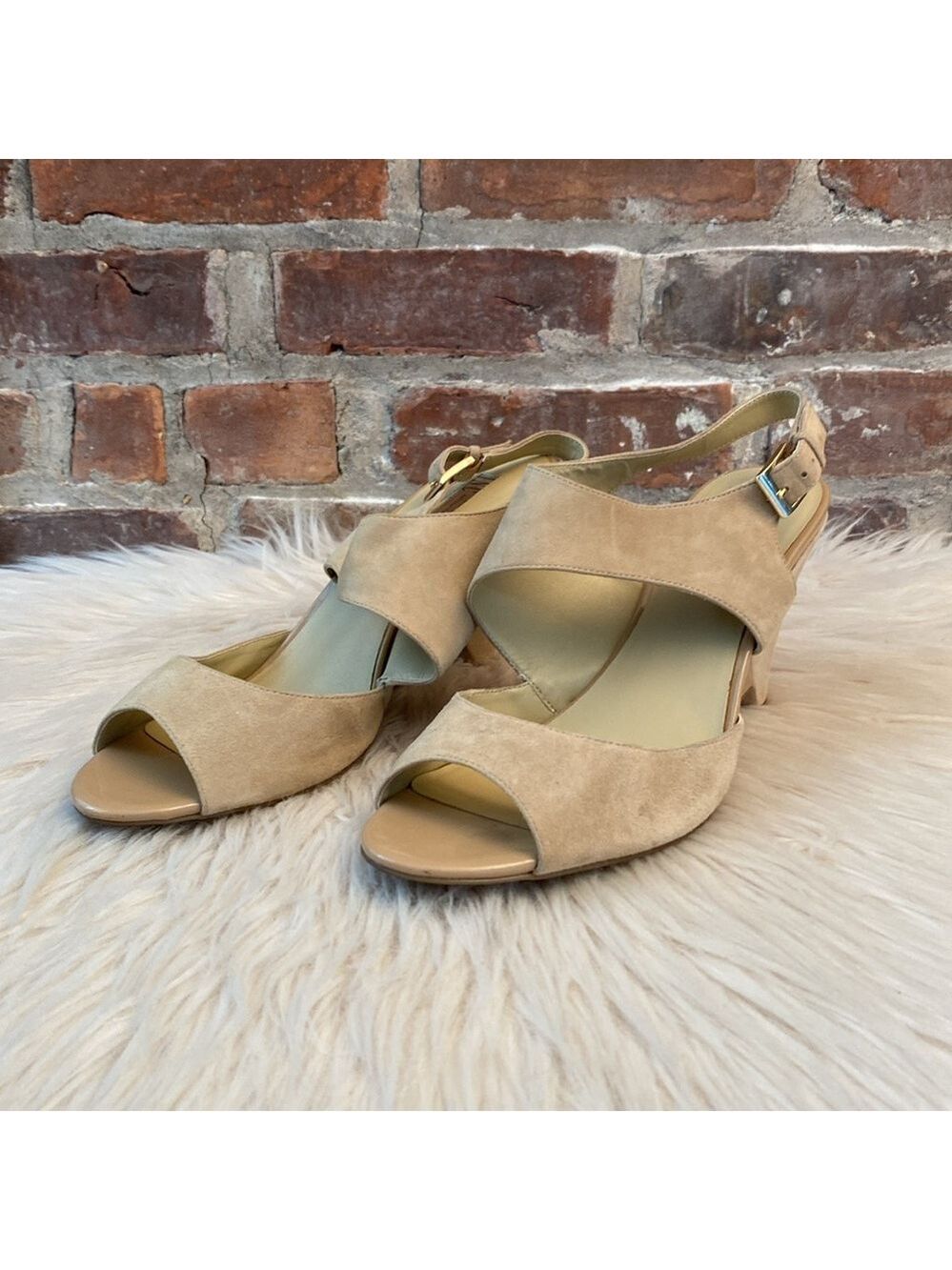 INC Fama Wedge Suede Sandals, Size 11 - Picture 8 of 17